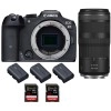 Canon EOS R7 + RF 100-400mm IS + 2 SanDisk 32GB Extreme PRO UHS-II SDXC 300 MB/s + 3 Canon LP-E6NH - Appareil Photo Hybride|MCZ DIRECT