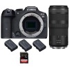 Canon EOS R7 + RF 100-400mm IS + 1 SanDisk 64GB Extreme PRO UHS-II SDXC 300 MB/s + 3 Canon LP-E6NH - Appareil Photo Hybride|MCZ DIRECT