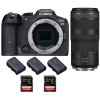 Canon EOS R7 + RF 100-400mm IS + 2 SanDisk 64GB Extreme PRO UHS-II SDXC 300 MB/s + 3 Canon LP-E6NH - Appareil Photo Hybride|MCZ DIRECT Canon EOS R7 + RF 100-400mm IS + 2 SanDisk 64GB Extreme PRO UHS-II SDXC 300 MB/s + 3 Canon LP-E6NH - Appareil Photo Hybride|MCZ DIRECT