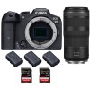 Canon EOS R7 + RF 100-400mm IS + 2 SanDisk 128GB Extreme PRO UHS-II SDXC 300 MB/s + 3 Canon LP-E6NH - Cámara mirrorless|MCZ DIRECT Canon EOS R7 + RF 100-400mm IS + 2 SanDisk 128GB Extreme PRO UHS-II SDXC 300 MB/s + 3 Canon LP-E6NH - Cámara mirrorless|MCZ DIRECT