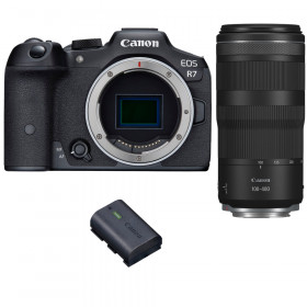 Canon EOS R7 + RF 100-400mm IS + 1 Canon LP-E6NH - Mirrorless APS-C camera-1