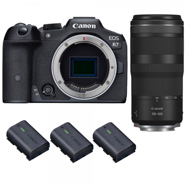 Canon EOS R7 + RF 100-400mm IS + 3 Canon LP-E6NH|MCZ DIRECT