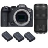Canon EOS R7 + RF 100-400mm IS + 3 Canon LP-E6NH - Appareil Photo Hybride|MCZ DIRECT