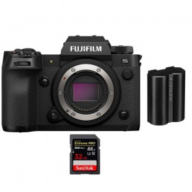 Fujifilm X-H2S + 1 SanDisk 32 GB Extreme PRO UHS-II SDXC 300 MB/s + 1 Fujifilm NP-W235 - Dispositivo fotográfico APS-C-1