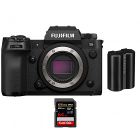 Fujifilm X-H2S + 1 SanDisk 64 GB Extreme PRO UHS-II SDXC 300 MB/s + 1 Fujifilm NP-W235 - Dispositivo fotográfico APS-C-1