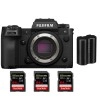 Fujifilm X-H2S + 3 SanDisk 64GB Extreme PRO UHS-II SDXC 300 MB/s + 1 Fujifilm NP-W235 - Dispositivo fotográfico APS-C|MCZ DIRECT