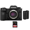 Fujifilm X-H2S + 1 SanDisk 128GB Extreme PRO UHS-II SDXC 300 MB/s + 1 Fujifilm NP-W235 - Appareil Photo APS-C|MCZ DIRECT