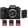 Fujifilm X-H2S + 3 SanDisk 128GB Extreme PRO UHS-II SDXC 300 MB/s + 1 Fujifilm NP-W235 - Appareil Photo APS-C|MCZ DIRECT