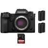 Fujifilm X-H2S + 1 SanDisk 128GB Extreme PRO UHS-II SDXC 300 MB/s + 2 Fujifilm NP-W235 - Appareil Photo APS-C|MCZ DIRECT