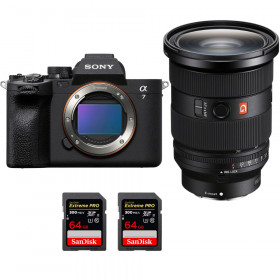Sony Alpha 7 IV + FE 24-70mm f/2.8 GM II + 2 SanDisk 64GB Extreme PRO UHS-II SDXC 300 MB/s - Mirrorless camera-1