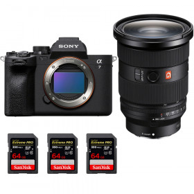 Sony Alpha 7 IV + FE 24-70mm f/2.8 GM II + 3 SanDisk 64GB Extreme PRO UHS-II SDXC 300 MB/s - Mirrorless camera-1