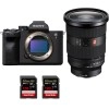 Sony Alpha 7 IV + FE 24-70mm f/2.8 GM II + 2 SanDisk 128GB Extreme PRO UHS-II SDXC 300 MB/s - Cámara mirrorless|MCZ DIRECT