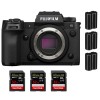 Fujifilm X-H2S + 3 SanDisk 32GB Extreme PRO UHS-II SDXC 300 MB/s + 3 Fujifilm NP-W235 - Dispositivo fotográfico APS-C|MCZ DIRECT