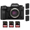 Fujifilm X-H2S + 3 SanDisk 32GB Extreme PRO UHS-II SDXC 300 MB/s + 3 Fujifilm NP-W235 - Dispositivo fotográfico APS-C|MCZ DIRECT