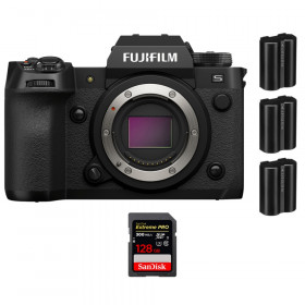 Fujifilm X-H2S + 1 SanDisk 128GB Extreme PRO UHS-II SDXC 300 MB/s + 3 Fujifilm NP-W235 - APS-C Mirrorless Camera-1