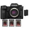 Fujifilm X-H2S + 3 SanDisk 256GB Extreme PRO CFexpress Tipo B + 1 Fujifilm NP-W235 - Dispositivo fotográfico APS-C|MCZ DIRECT
