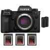 Fujifilm X-H2S + 3 SanDisk 512GB Extreme PRO CFexpress Type B + 1 Fujifilm NP-W235 - Appareil Photo APS-C|MCZ DIRECT