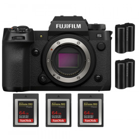 Fujifilm X-H2S + 3 SanDisk 64GB Extreme PRO CFexpress Type B + 2 Fujifilm NP-W235 - Appareil Photo APS-C-1