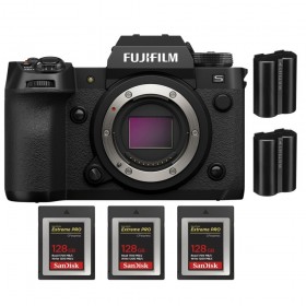 Fujifilm X-H2S + 3 SanDisk 128GB Extreme PRO CFexpress Tipo B + 2 Fujifilm NP-W235 - Dispositivo fotográfico APS-C-1