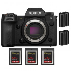 Fujifilm X-H2S + 3 SanDisk 128GB Extreme PRO CFexpress Type B + 2 Fujifilm NP-W235 - Appareil Photo APS-C-1