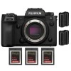 Fujifilm X-H2S + 3 SanDisk 128GB Extreme PRO CFexpress Type B + 2 Fujifilm NP-W235 - Appareil Photo APS-C|MCZ DIRECT