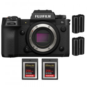 Fujifilm X-H2S + 2 SanDisk 256GB Extreme PRO CFexpress Type B + 2 Fujifilm NP-W235 - Cámara APS-C-1