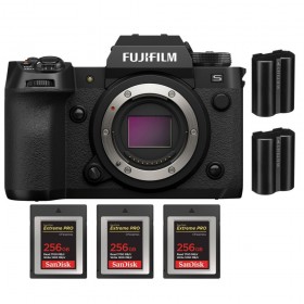 Fujifilm X-H2S + 3 SanDisk 256GB Extreme PRO CFexpress Tipo B + 2 Fujifilm NP-W235 - Dispositivo fotográfico APS-C-1