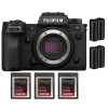 Fujifilm X-H2S + 3 SanDisk 256GB Extreme PRO CFexpress Type B + 2 Fujifilm NP-W235 - Appareil Photo APS-C|MCZ DIRECT