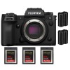Fujifilm X-H2S + 3 SanDisk 512GB Extreme PRO CFexpress Tipo B + 2 Fujifilm NP-W235 - Dispositivo fotográfico APS-C|MCZ DIRECT