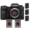 Fujifilm X-H2S + 2 SanDisk 64GB Extreme PRO CFexpress Type B + 3 Fujifilm NP-W235 - Appareil Photo APS-C|MCZ DIRECT