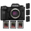 Fujifilm X-H2S + 3 SanDisk 64GB Extreme PRO CFexpress Type B + 3 Fujifilm NP-W235 - Appareil Photo APS-C|MCZ DIRECT