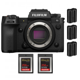Fujifilm X-H2S + 2 SanDisk 256GB Extreme PRO CFexpress Type B + 3 Fujifilm NP-W235 - Appareil Photo APS-C-1