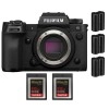 Fujifilm X-H2S + 2 SanDisk 512GB Extreme PRO CFexpress Tipo B + 3 Fujifilm NP-W235 - Dispositivo fotográfico APS-C|MCZ DIRECT