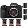 Fujifilm X-H2S + 3 SanDisk 512GB Extreme PRO CFexpress Tipo B + 3 Fujifilm NP-W235 - Dispositivo fotográfico APS-C|MCZ DIRECT Fujifilm X-H2S + 3 SanDisk 512GB Extreme PRO CFexpress Tipo B + 3 Fujifilm NP-W235 - Dispositivo fotográfico APS-C|MCZ DIRECT