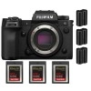 Fujifilm X-H2S + 3 SanDisk 512GB Extreme PRO CFexpress Type B + 3 Fujifilm NP-W235 - Appareil Photo APS-C|MCZ DIRECT