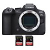 Canon EOS R6 Mark II + 2 SanDisk 32GB Extreme PRO UHS-II SDXC 300 MB/s - Dispositivo híbrido de formato completo|MCZ DIRECT Canon EOS R6 Mark II + 2 SanDisk 32GB Extreme PRO UHS-II SDXC 300 MB/s - Dispositivo híbrido de formato completo|MCZ DIRECT