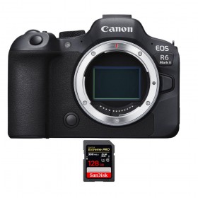 Canon EOS R6 Mark II + 1 SanDisk 128GB Extreme PRO UHS-II SDXC 300 MB/s - Full Frame Mirrorless Camera-1