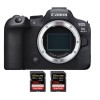Canon EOS R6 Mark II + 2 SanDisk 256GB Extreme PRO UHS-II SDXC 300 MB/s - Cámara híbrida de formato completo|MCZ DIRECT
