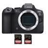Canon EOS R6 Mark II + 2 SanDisk 256GB Extreme PRO UHS-II SDXC 300 MB/s - Appareil hybride Plein Format|MCZ DIRECT