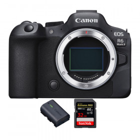 Canon EOS R6 Mark II + 1 SanDisk 32GB Extreme PRO UHS-II 300 MB/s + 1 Canon LP-E6NH - Cámara Mirrorless de fotograma completo-1