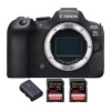 Canon EOS R6 Mark II + 2 SanDisk 256GB Extreme PRO UHS-II 300 MB/s + 1 Canon LP-E6NH - Full Frame Mirrorless Camera|MCZ DIRECT