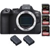 Canon EOS R6 Mark II + 3 SanDisk 256GB Extreme PRO UHS-II 300 MB/s + 2 Canon LP-E6NH - Appareil hybride Plein Format|MCZ DIRECT