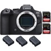Canon EOS R6 Mark II + 2 SanDisk 64GB Extreme PRO UHS-II 300 MB/s + 3 Canon LP-E6NH - Cámara sin espejo de formato completo|MCZ DIRECT