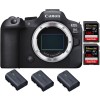 Canon EOS R6 Mark II + 2 SanDisk 128GB Extreme PRO UHS-II 300 MB/s + 3 Canon LP-E6NH - Cámara sin espejo de formato completo|MCZ DIRECT