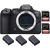 Canon EOS R6 Mark II + 2 SanDisk 256GB Extreme PRO UHS-II 300 MB/s + 3 Canon LP-E6NH - Full Frame Mirrorless Camera|MCZ DIRECT