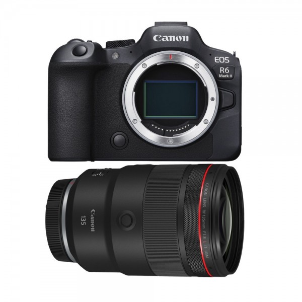 Canon EOS R6 Mark II + RF 135mm f/1.8 L IS USM - Dispositivo híbrido de formato completo|MCZ DIRECT