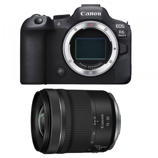 Canon EOS R6 Mark II + RF 15-30mm f/4.5-6.3 IS STM - Full Frame Mirrorless Camera-1
