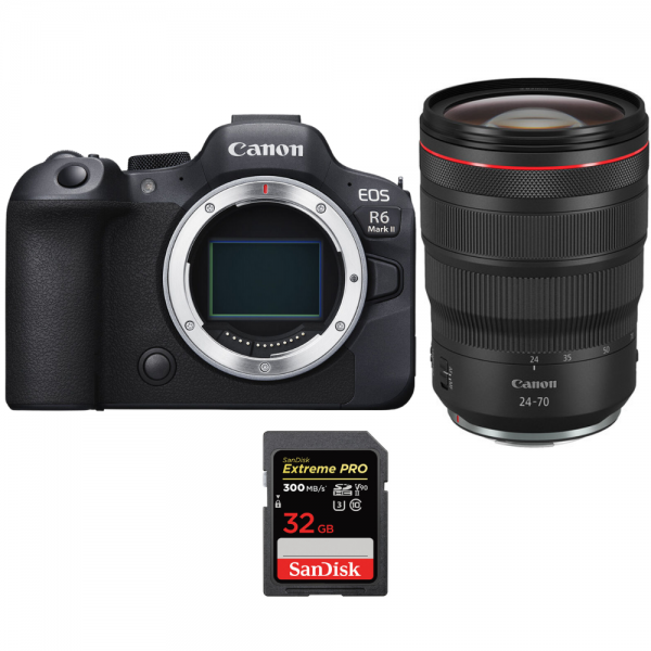 Canon EOS R6 Mark II + RF 24-70mm f/2.8 L IS USM + 1 SanDisk 32GB Extreme PRO UHS-II SDXC 300 MB/s-1