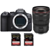 Canon EOS R6 Mark II + RF 24-70mm f/2.8 L IS USM + 2 SanDisk 32GB Extreme PRO UHS-II SDXC 300 MB/s - Appareil Photo Hybride|MCZ DIRECT