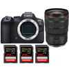 Canon EOS R6 Mark II + RF 24-70mm f/2.8 L IS USM + 3 SanDisk 256GB Extreme PRO UHS-II SDXC 300 MB/s|MCZ DIRECT